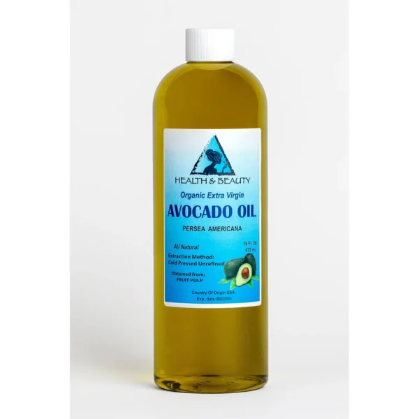 Avocado Oil Extra Virgin Organic Unrefined Cold Pressed Raw Natural Pure 24 oz