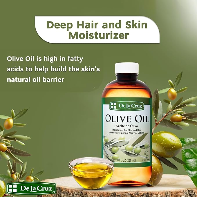 De La Cruz Pure Olive Oil 8 Fl Oz - Image 4