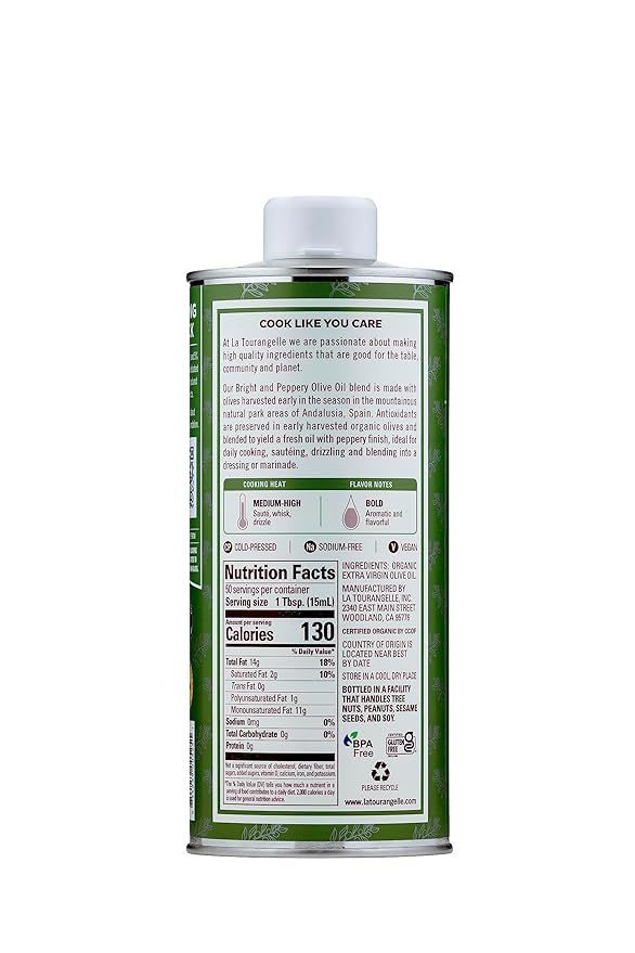 La Tourangelle, Organic Extra Virgin Olive Oil - Image 2