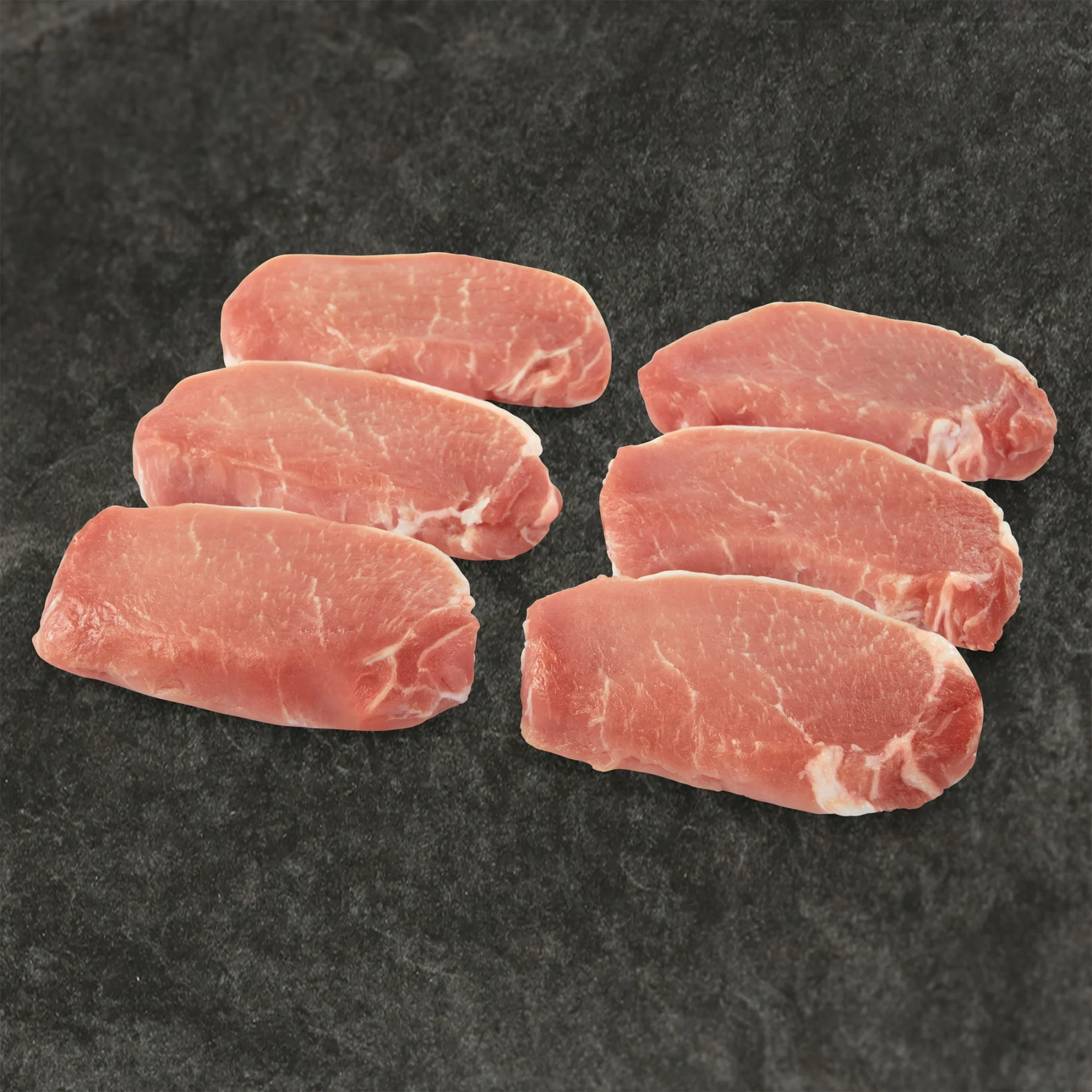 Pork Center Cut Loin Chops Boneless Family Pack, 2.0 - 3.8 lb Tray - Image 3