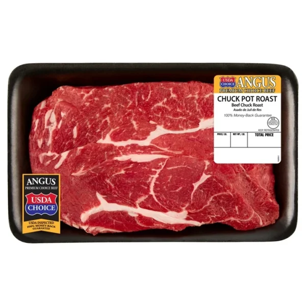 Chuck Roast, Choice Angus Beef, Tray, Fresh, 2.00 - 2.65 lb