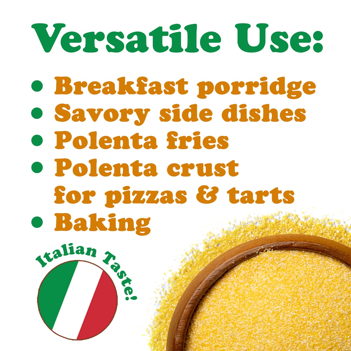 Organic Yellow Polenta - Gluten Free - Image 4