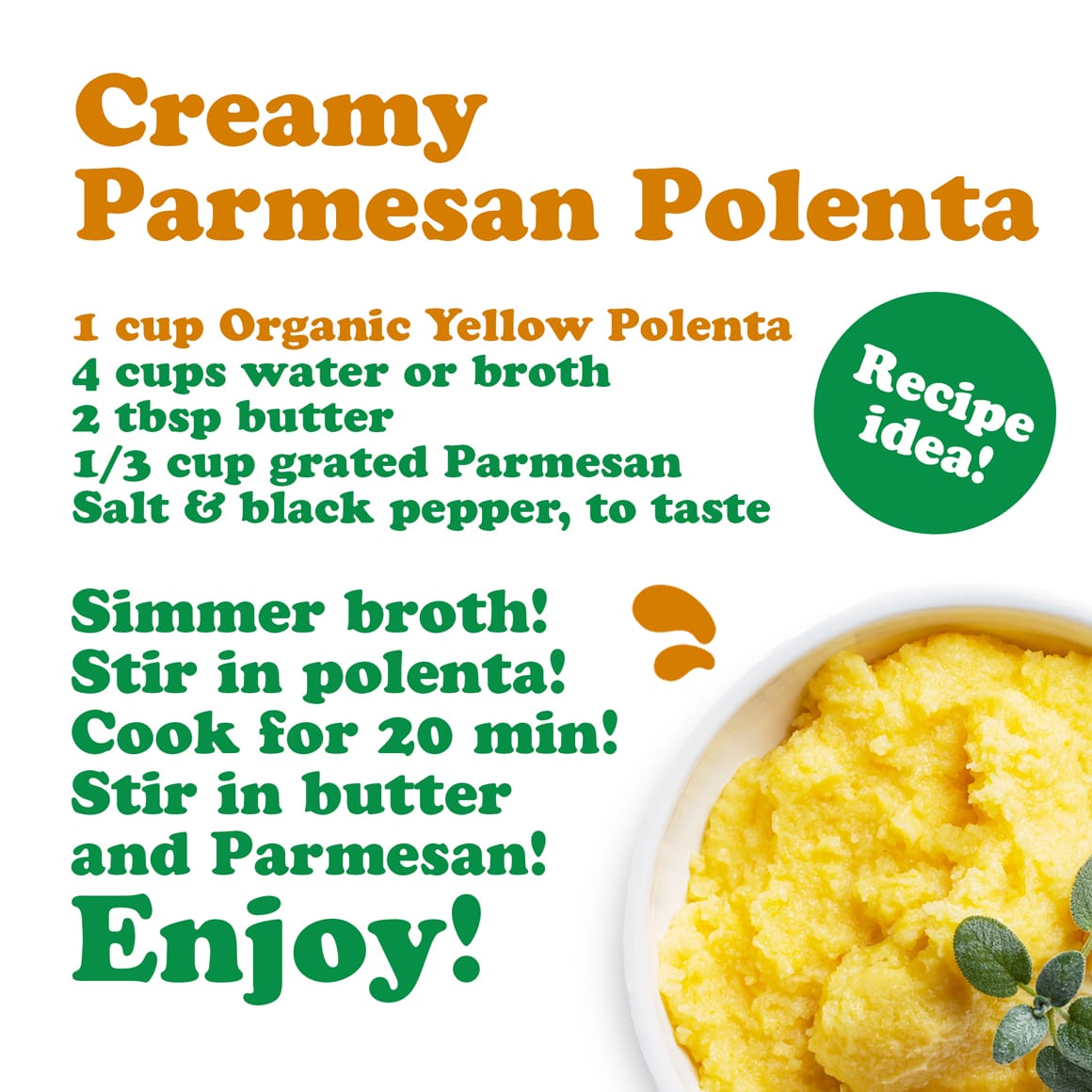 Organic Yellow Polenta - Gluten Free - Image 5
