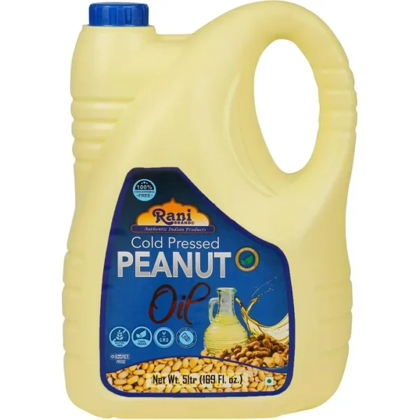 Rani Peanut Oil 169 Ounce (5 Liter) Cold Pressed