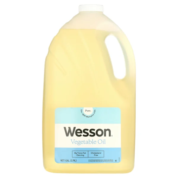 Wesson Pure & Cholesterol Free Soybean Vegetable Oil, 128 fl oz