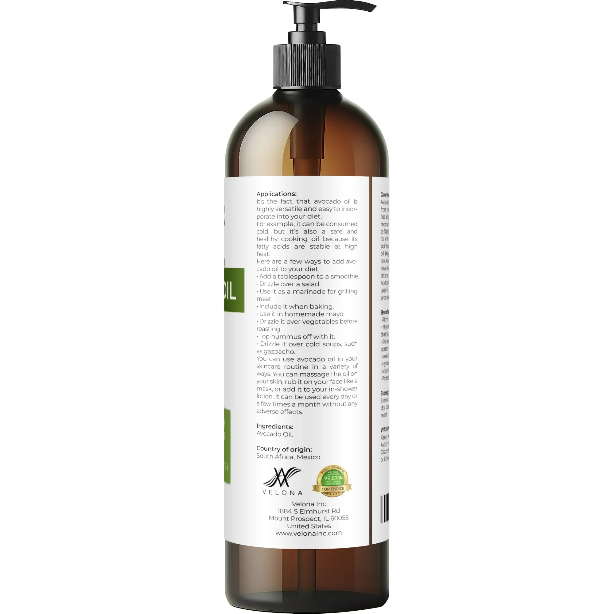 Velona 100% Avocado Oil - Image 4