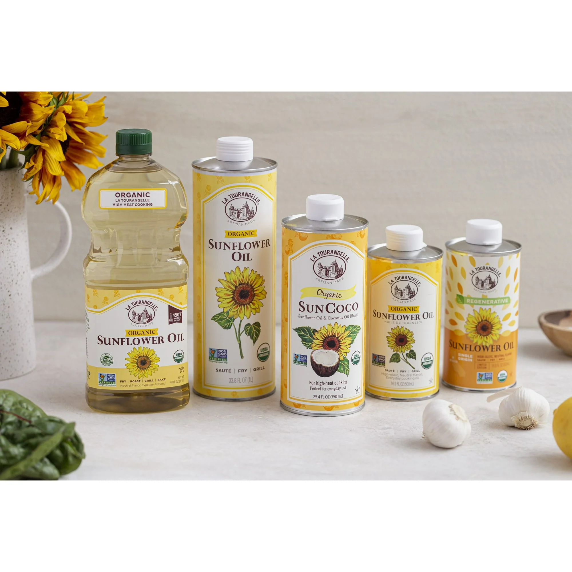 La Tourangelle Organic Sunflower Oil (40 oz) - Image 5