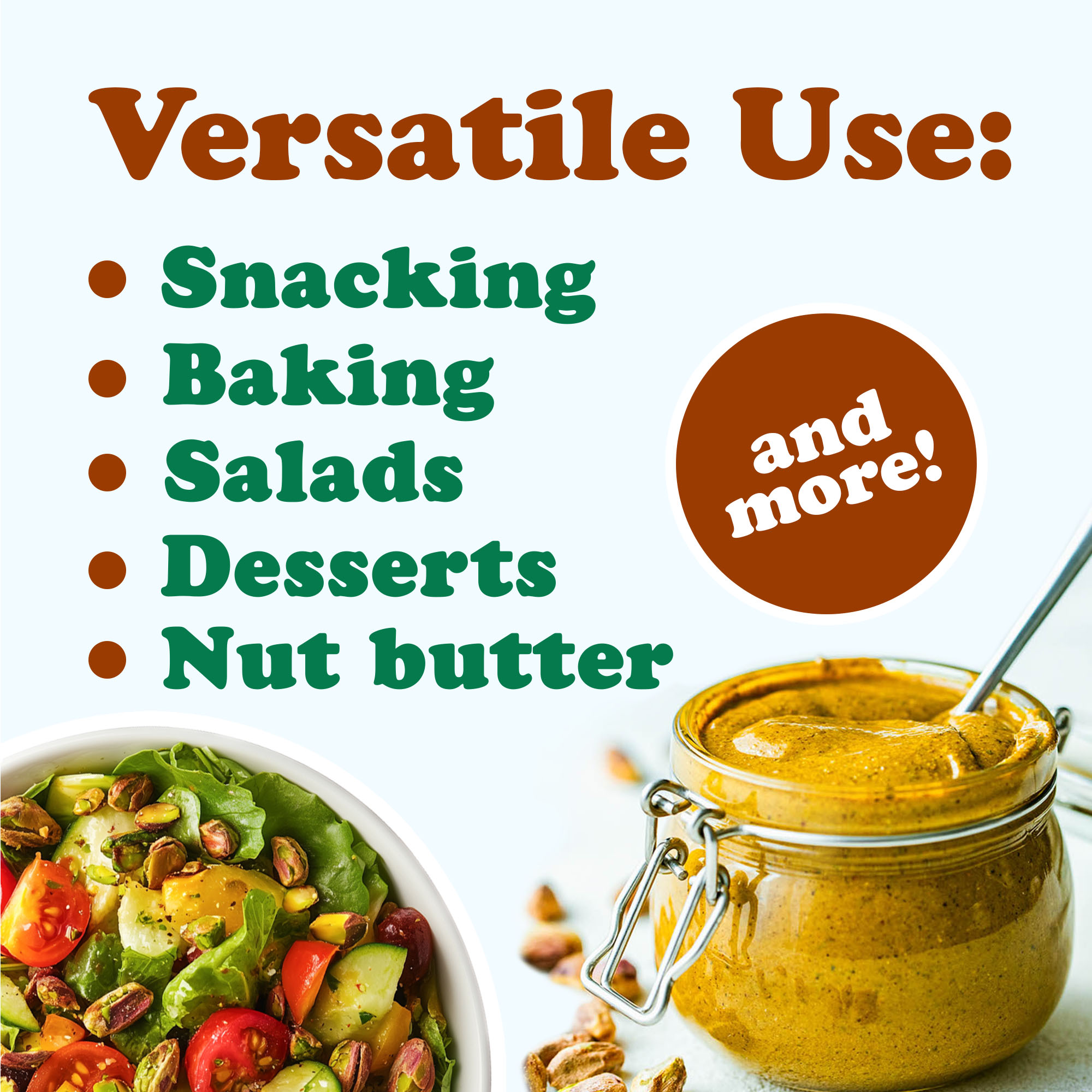 Pistachios, Halves, Roasted and Salted - Image 5