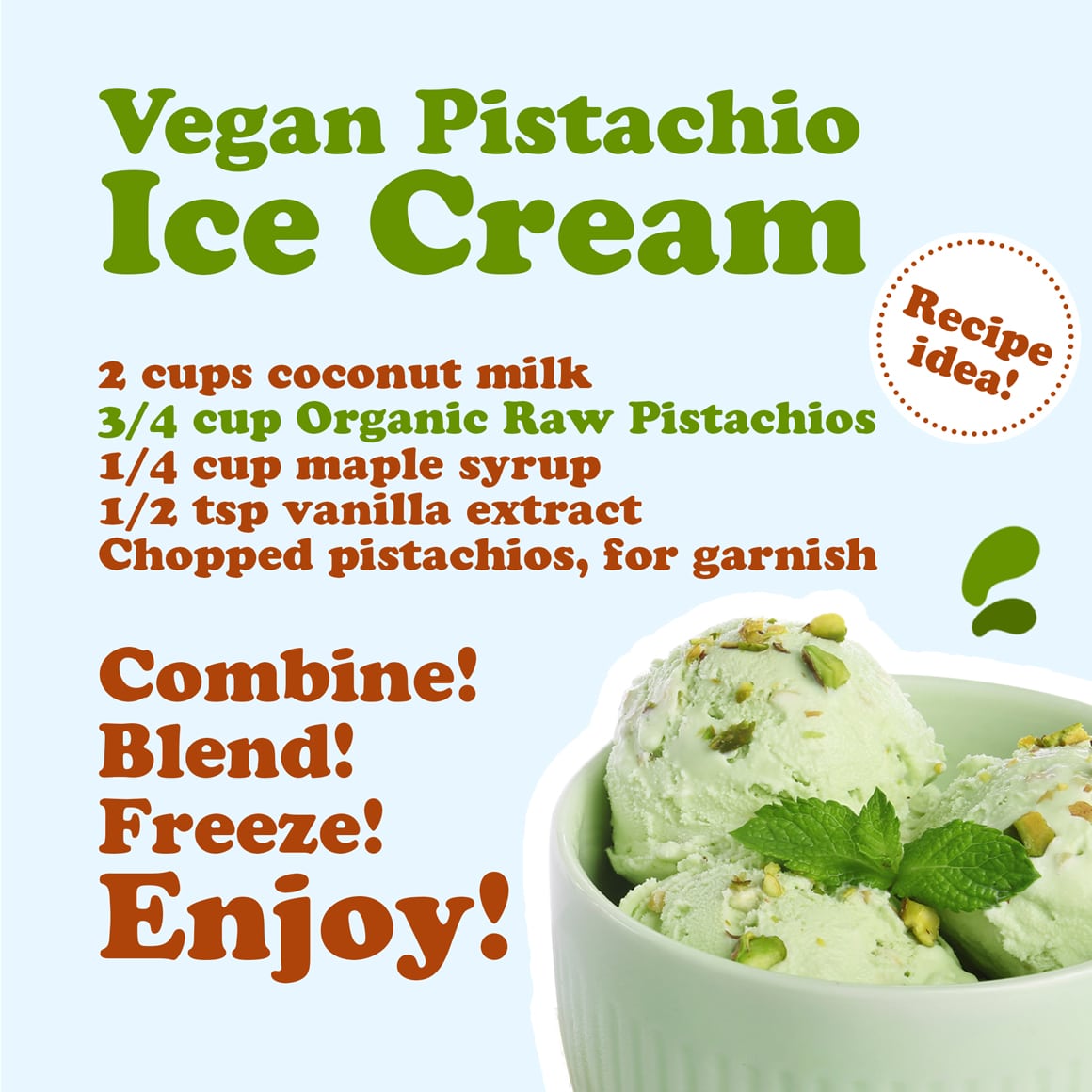 Organic Raw Pistachios, No Shell - Image 5