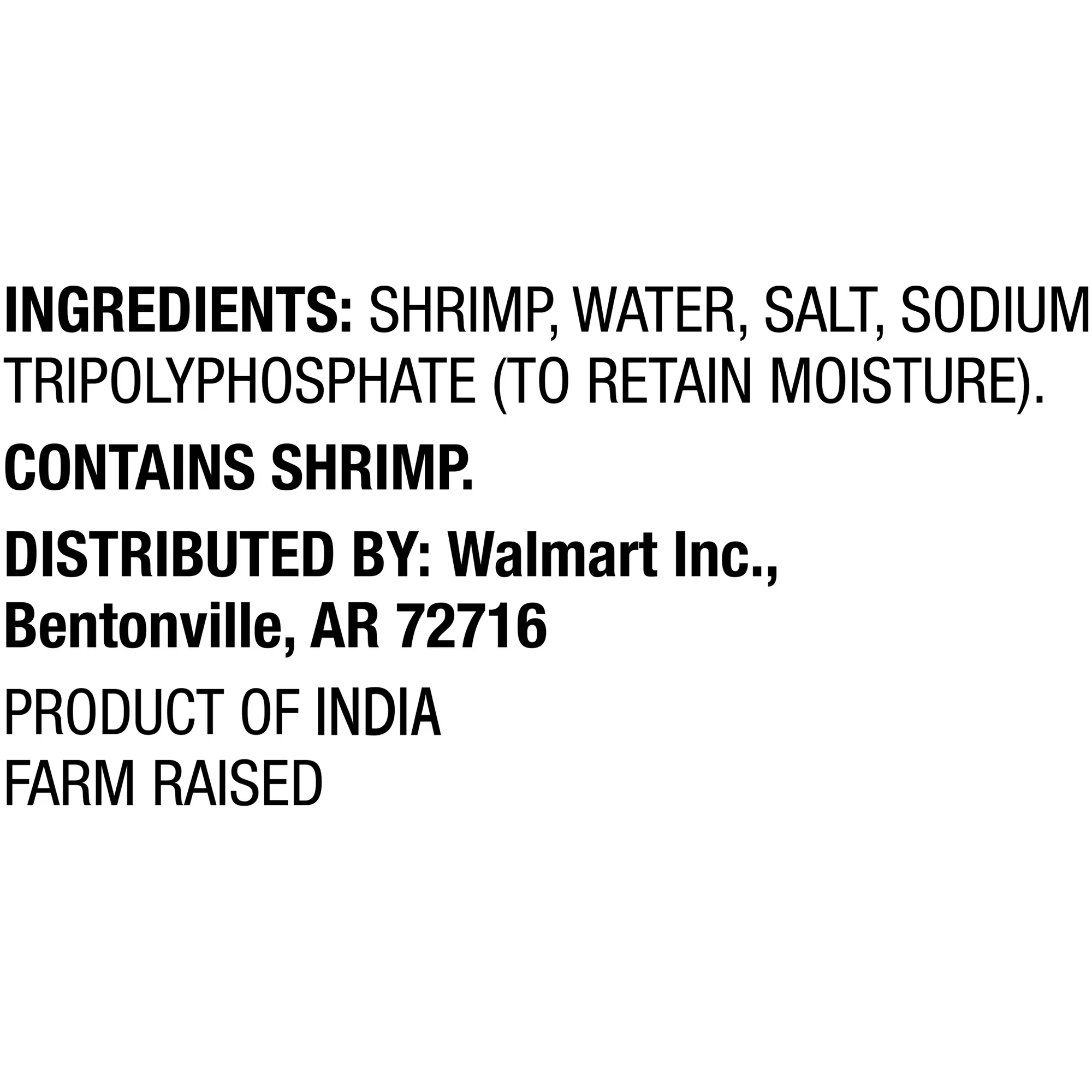 Great Value Frozen Raw Large Peeled & Deveined, Tail-off Shrimp, 2 lb (31-40 Count per lb), Value Bag - Image 5