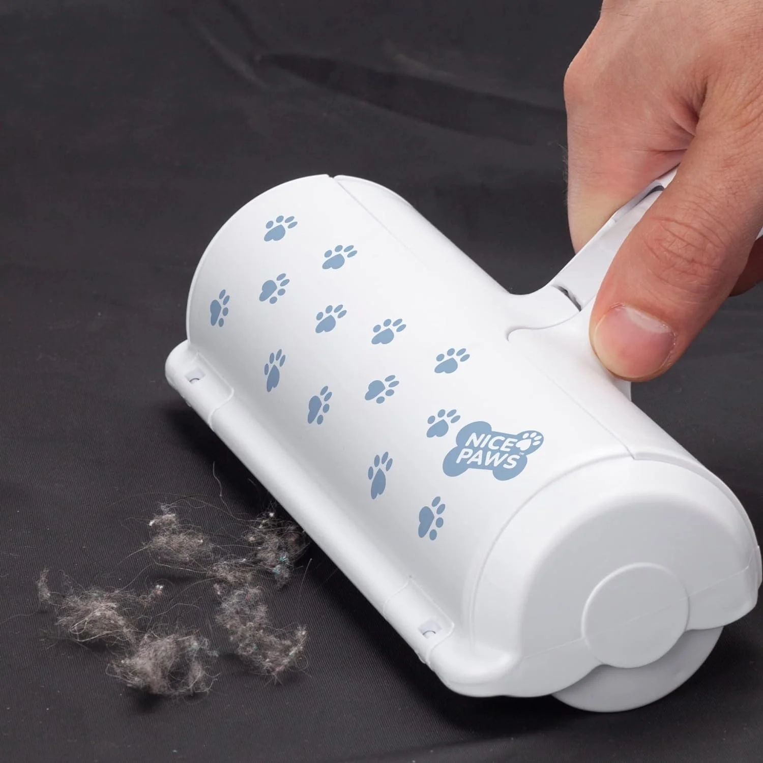 NICE PAWS Pet Hair Remover - Reusable, Eco-Friendly Dog Hair Removal Roller for Clothes, Sofas, Beds & More, White - Image 4