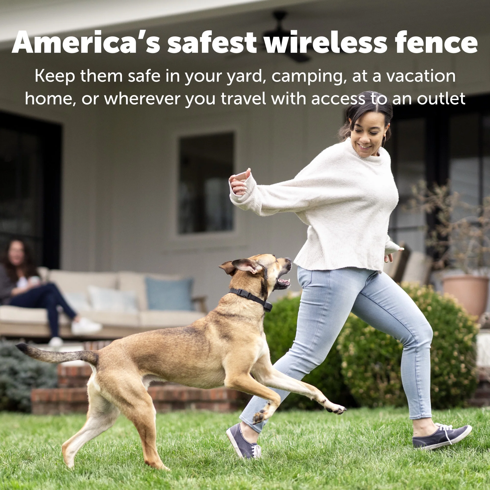 PetSafe Stay & Play Compact Wireless Fence for Dogs, Covers 3/4-Acre, Portable, Black - Image 5