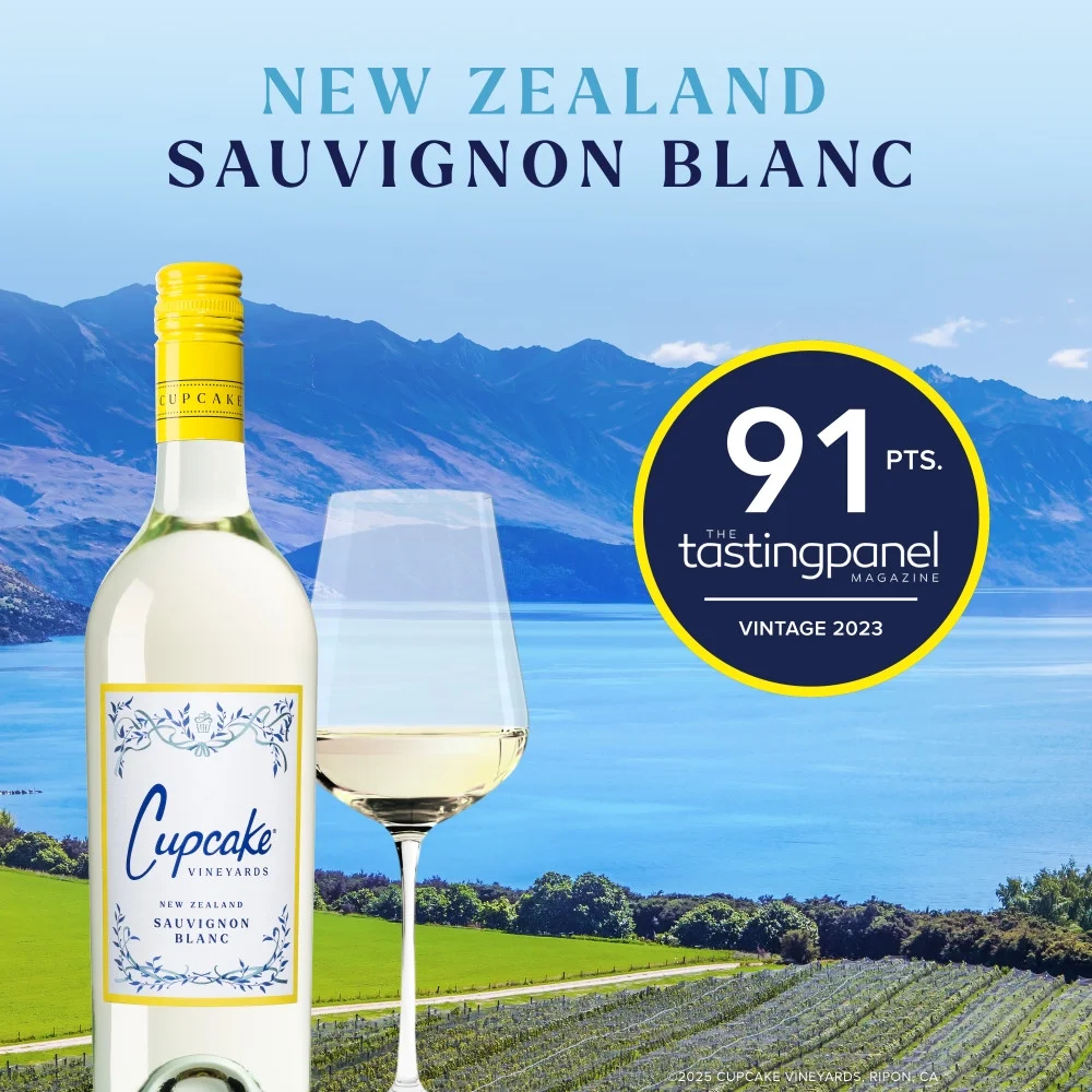 Cupcake Vineyards Sauvignon Blanc White Wine New Zealand, 750 ml Bottle, 13% ABV - Image 3