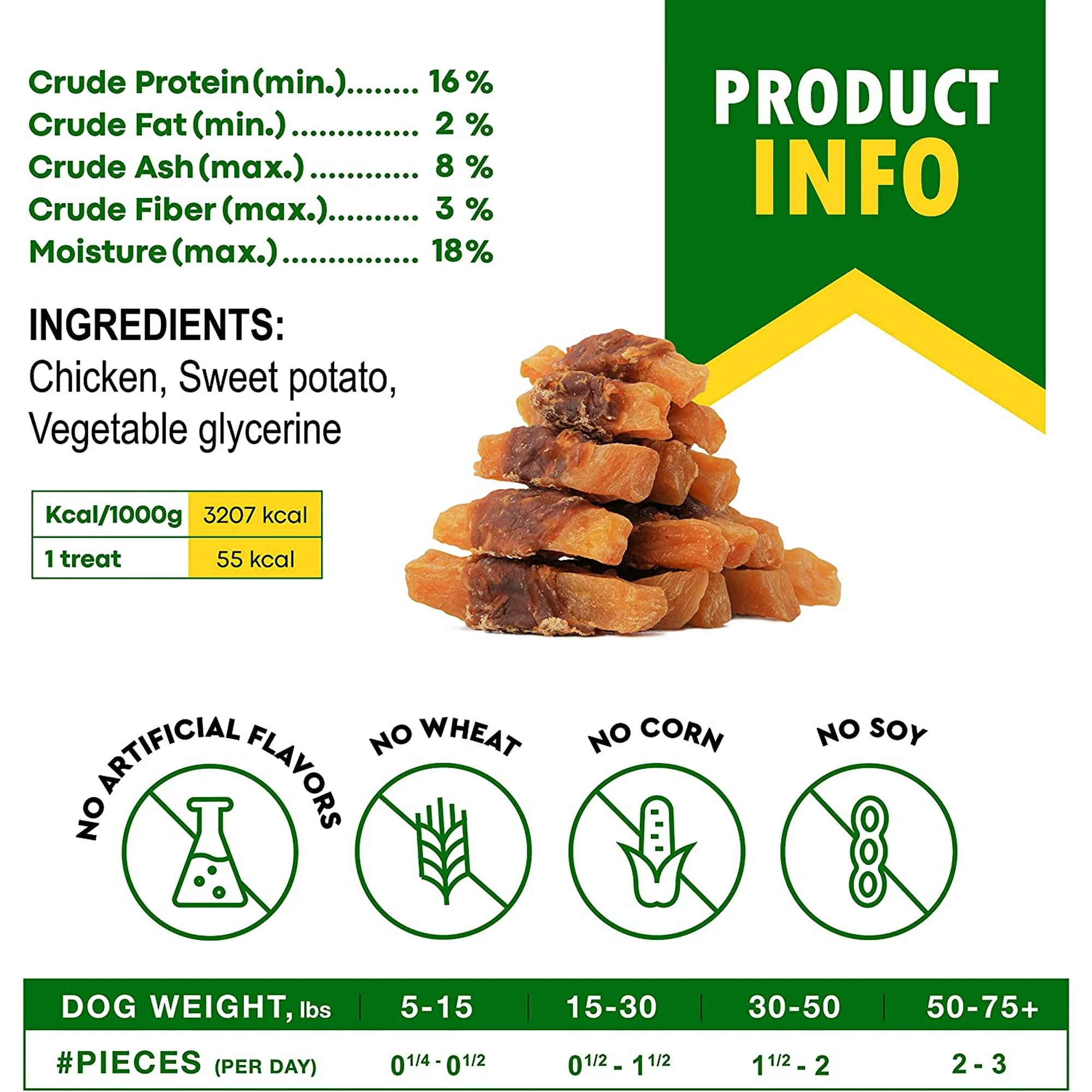Dog Sweet Potato Wrapped with Chicken & Pet Natural Chew Treats - Image 2