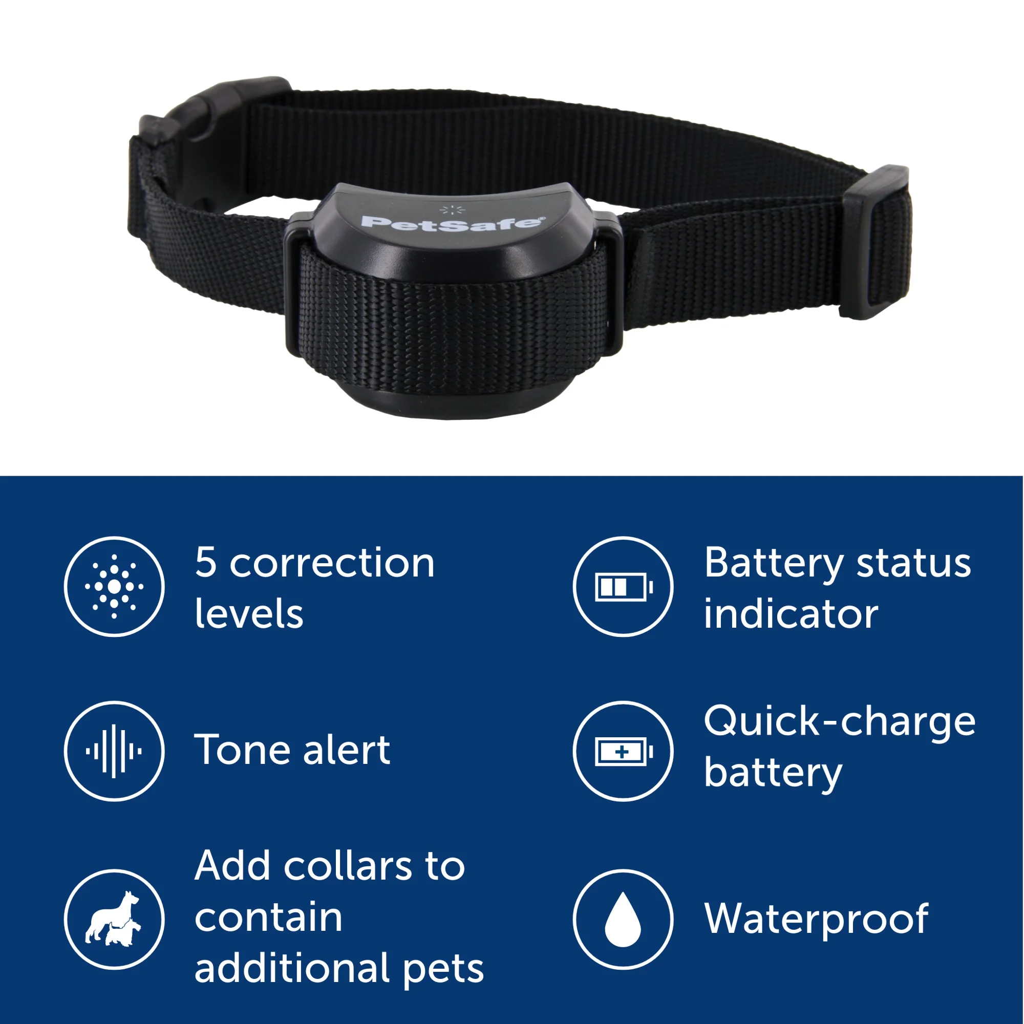 PetSafe Stay & Play Compact Wireless Fence for Dogs, Covers 3/4-Acre, Portable, Black - Image 4