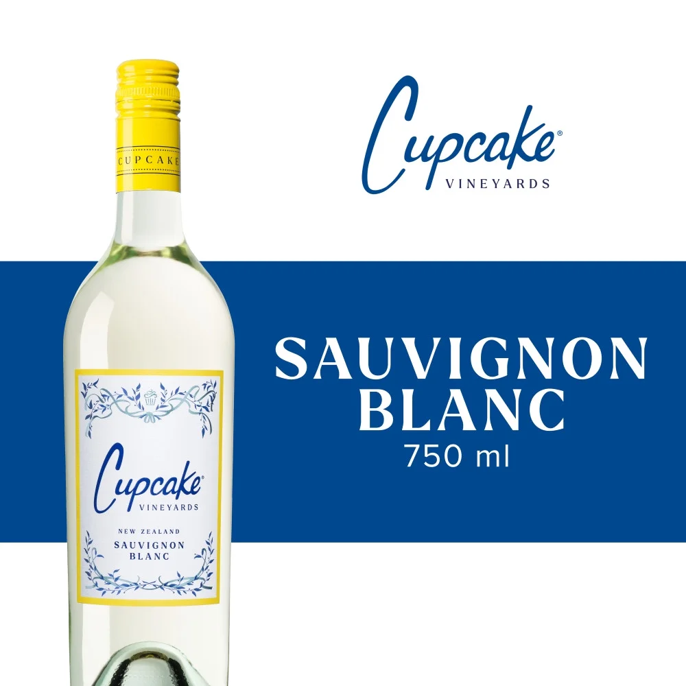 Cupcake Vineyards Sauvignon Blanc White Wine New Zealand, 750 ml Bottle, 13% ABV - Image 2
