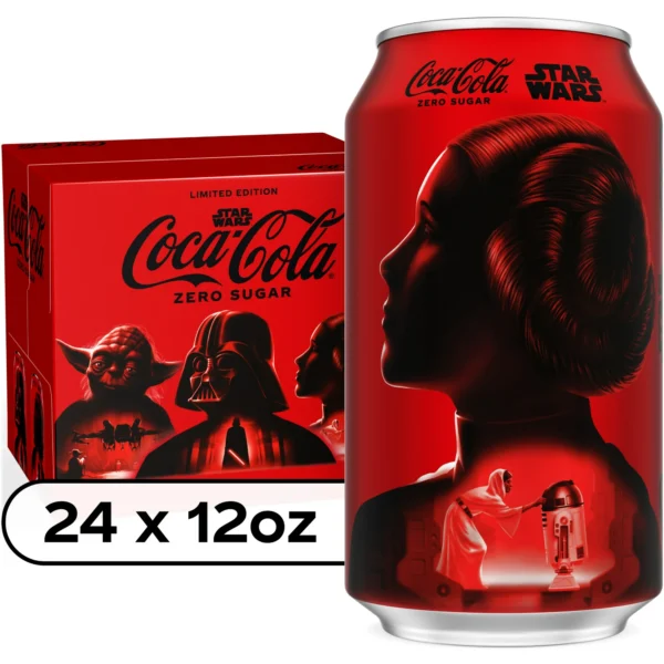 Coca-Cola Zero Sugar Sugar-Free Soda Pop, 12 fl oz Cans, 24 Pack