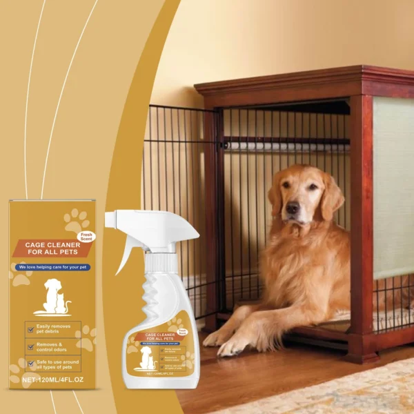 Pet Cage Cleaner | Dog Urine Stain & Odor Remover