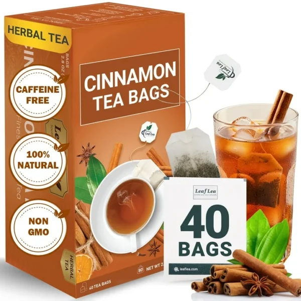 LeafLea 40 Cinnamon Tea Bags