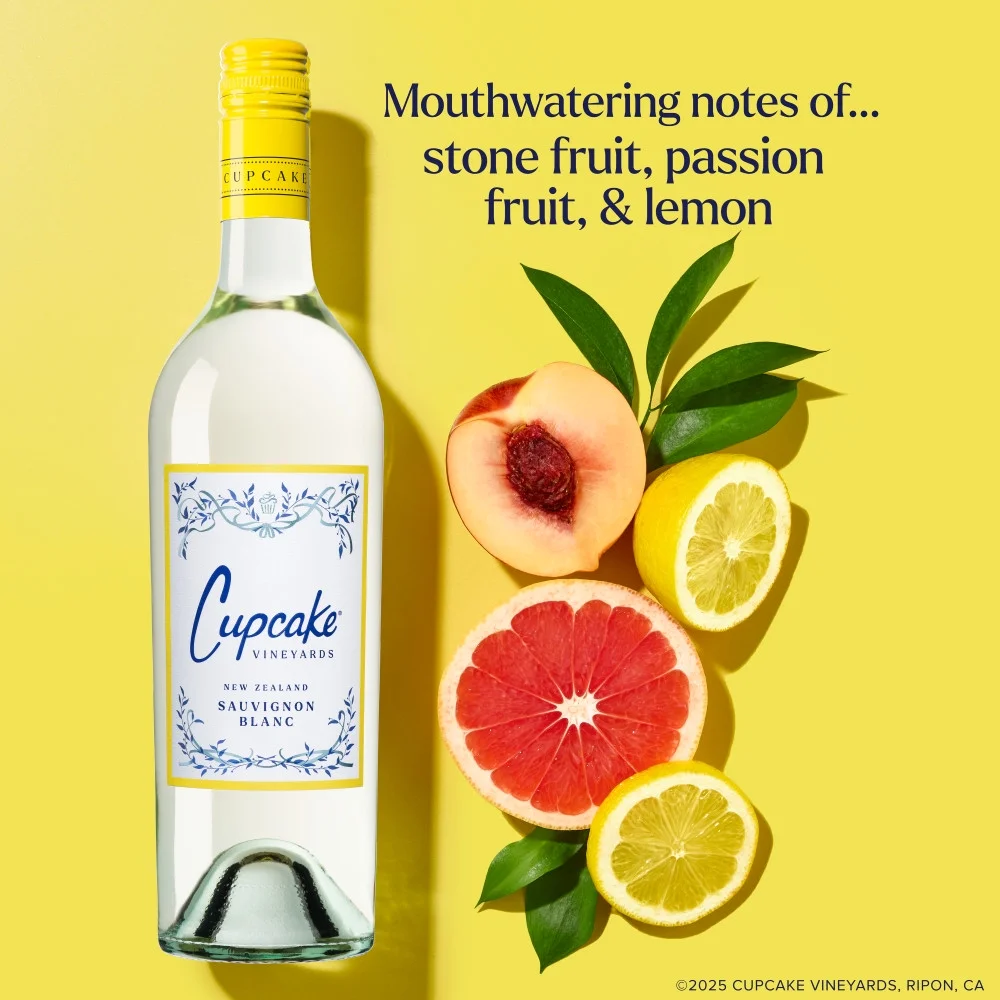 Cupcake Vineyards Sauvignon Blanc White Wine New Zealand, 750 ml Bottle, 13% ABV - Image 4