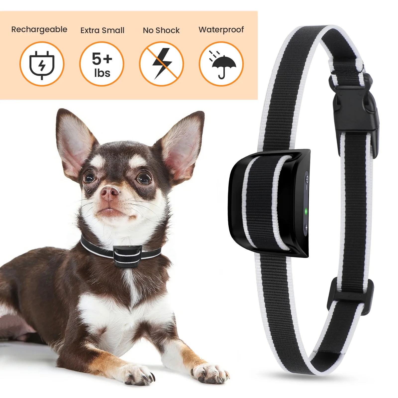 Jewyow Smart Bark Collar for Dogs (Black) - Image 4
